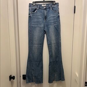 Chic Blue Flare Women's Jeans